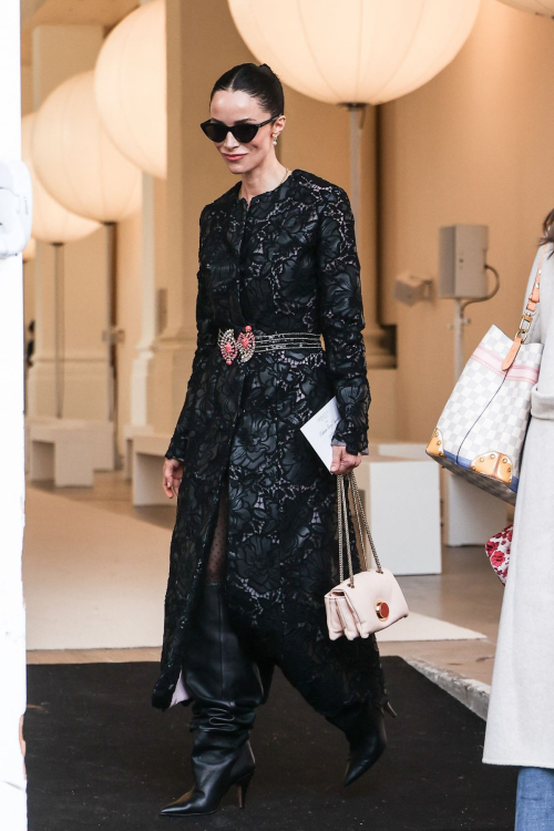 Abigail Spender at Giambattista Valli Fall/Winter Show Paris Fashion Week, March 2024 2