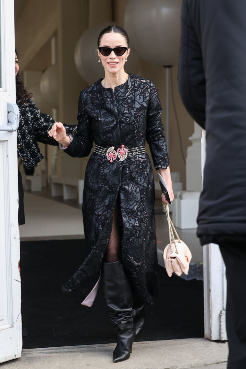 Abigail Spender at Giambattista Valli Fall/Winter Show Paris Fashion Week, March 2024 3