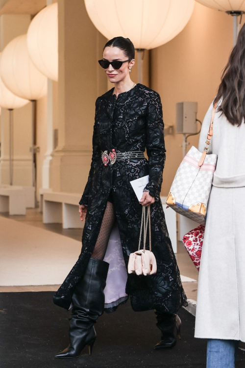 Abigail Spender at Giambattista Valli Fall/Winter Show Paris Fashion Week, March 2024 6