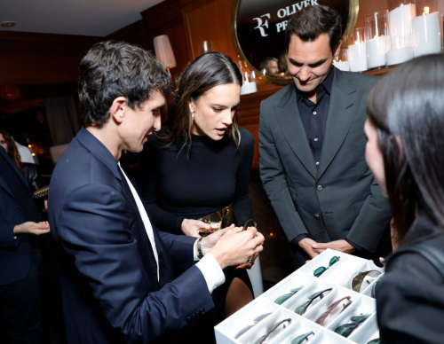 Alessandra Ambrosio at Roger Federer and Oliver Peoples Dinner, February 2024 1