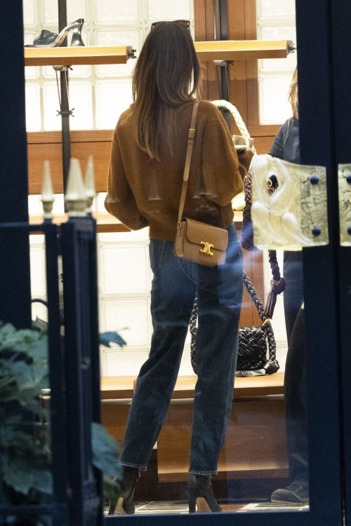 Alessandra Ambrosio Shopping at Bottega Veneta in Paris, February 2024 6