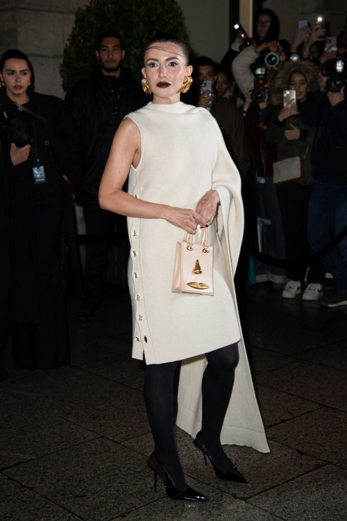 Alexandra Pereira at Schiaparelli Show Paris Fashion Week, February 2024 3