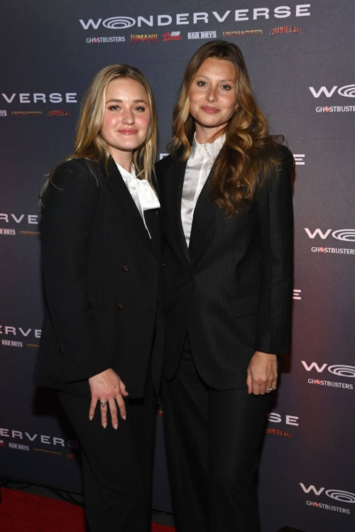 Aly and AJ Michalka at Wonderverse Grand Opening by Sony Pictures, January 2024 1