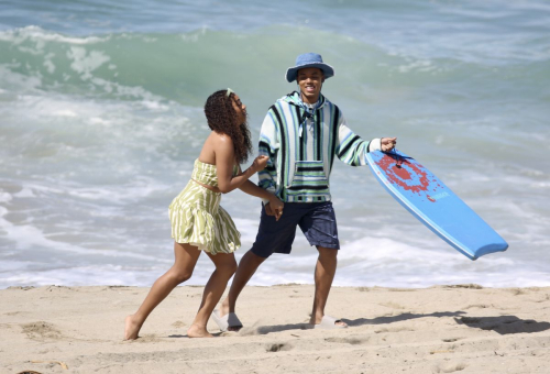 Alycia Pascual-Pena and Simone Joy Jones on Set of Bel Air Season 3, March 2024 8