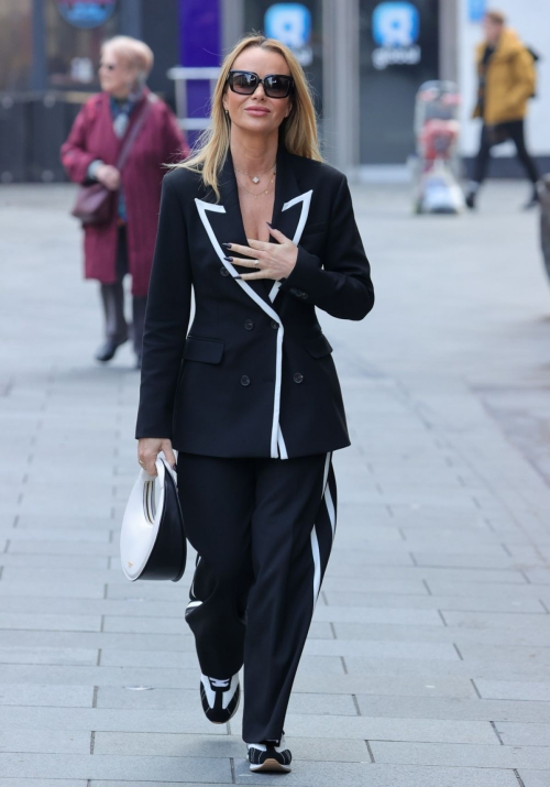 Amanda Holden Leaving Heart Breakfast London, March 2024 6