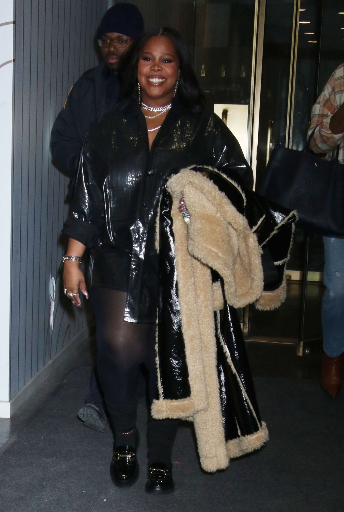 Amber Riley at Today Show New York, February 2024