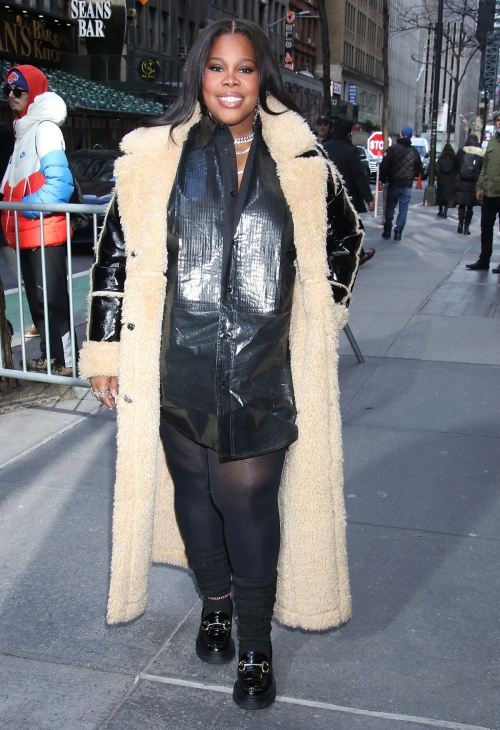 Amber Riley at Today Show New York, February 2024 1