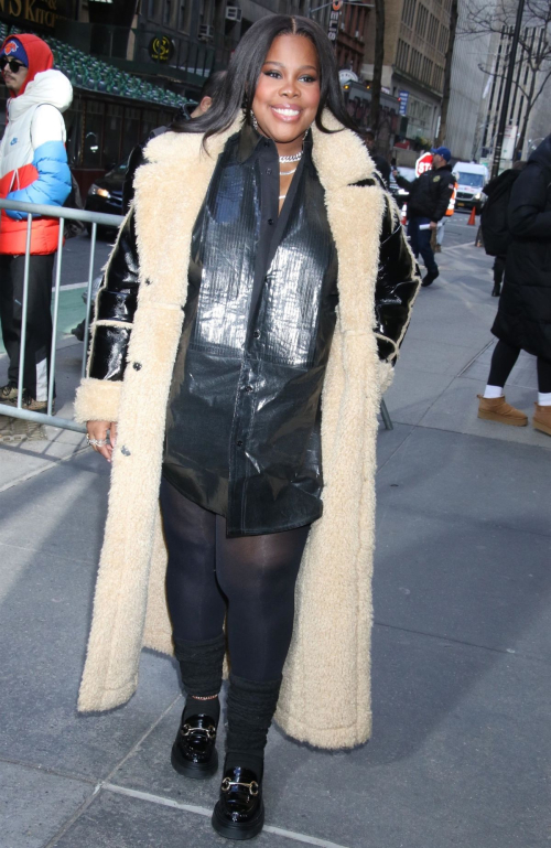 Amber Riley at Today Show New York, February 2024 5