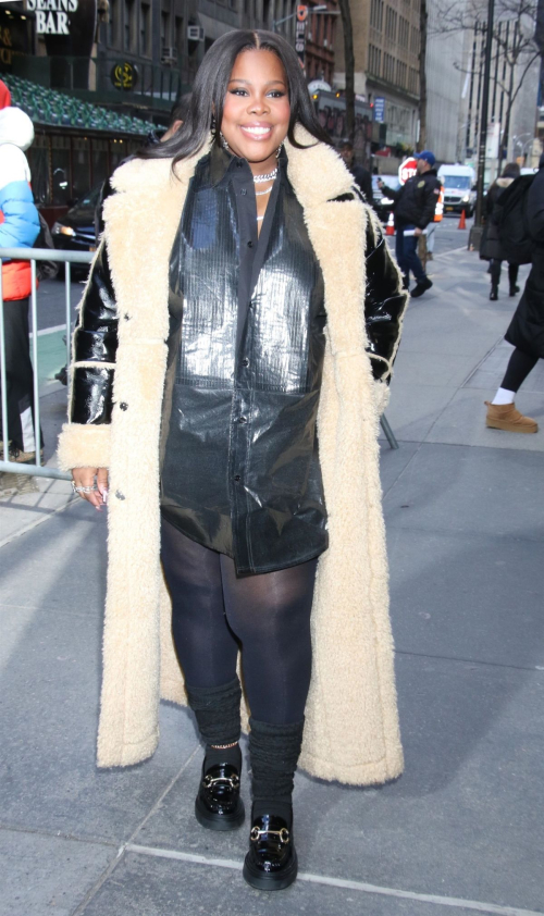 Amber Riley at Today Show New York, February 2024 6