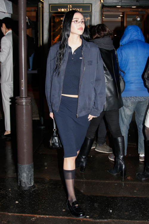 Amelia Hamlin Leaving Miu Miu Afterparty Paris Fashion Week, March 2024 2