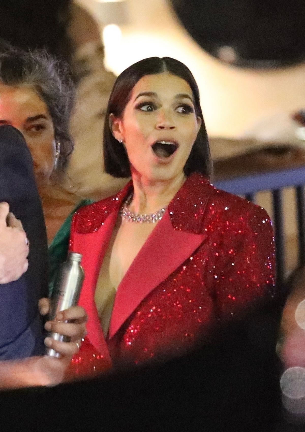 America Ferrera Leaves Vanity Fair Oscar Party, March 2024