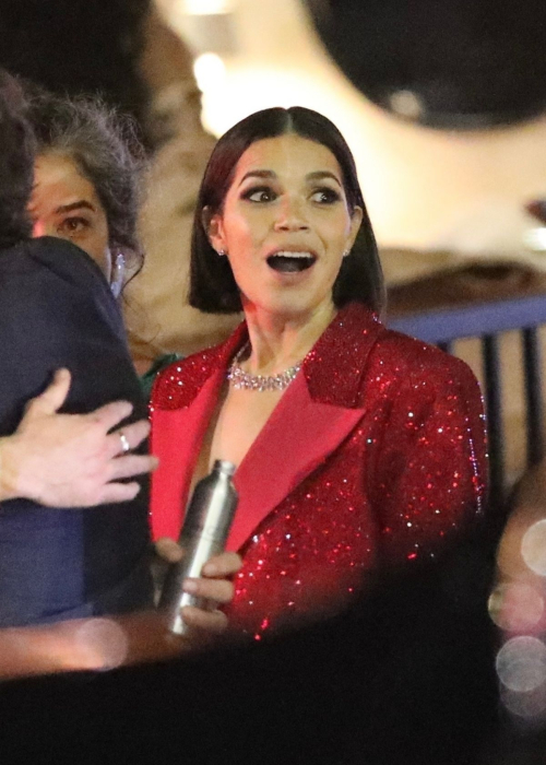 America Ferrera Leaves Vanity Fair Oscar Party, March 2024 3