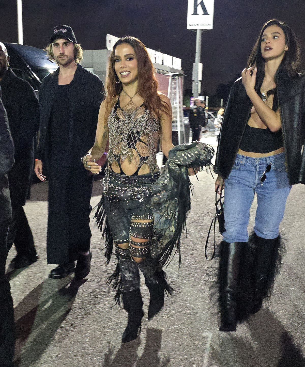 Anitta Leaving Madonna Concert in Las Vegas, March 2024