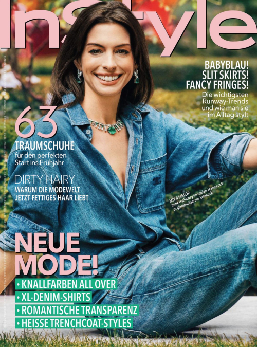 Anne Hathaway InStyle Germany March 2024 Feature