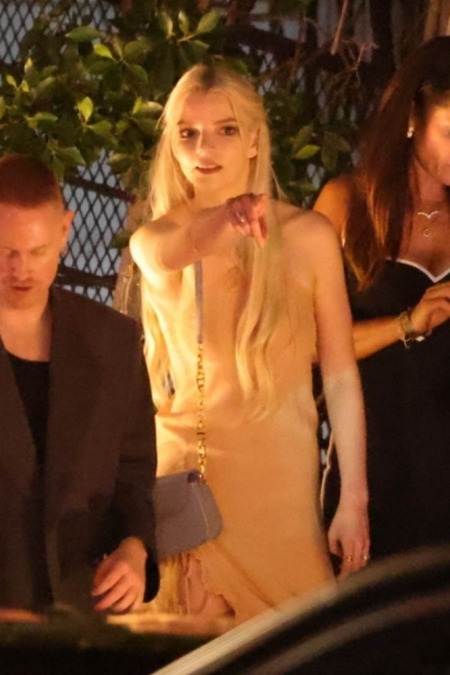 Anya Taylor-Joy Leaves CAA Pre-Oscar Party in West Hollywood, March 2024