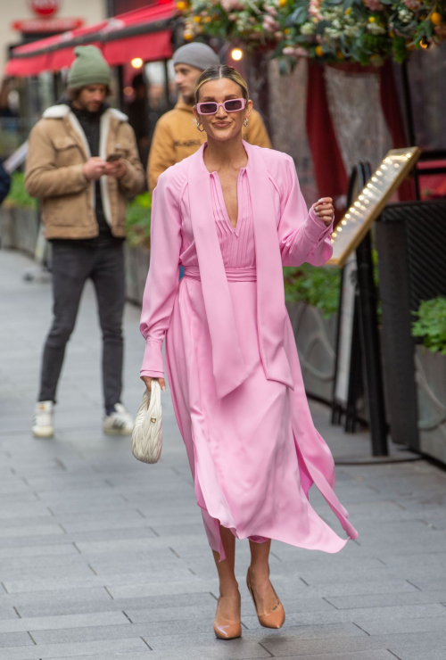 Ashley Roberts Leaves Global Radio Studios in London, March 2024 2