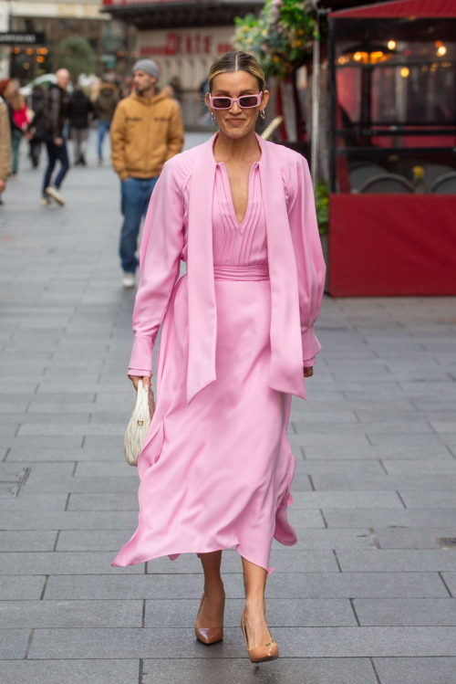 Ashley Roberts Leaves Global Radio Studios in London, March 2024 5