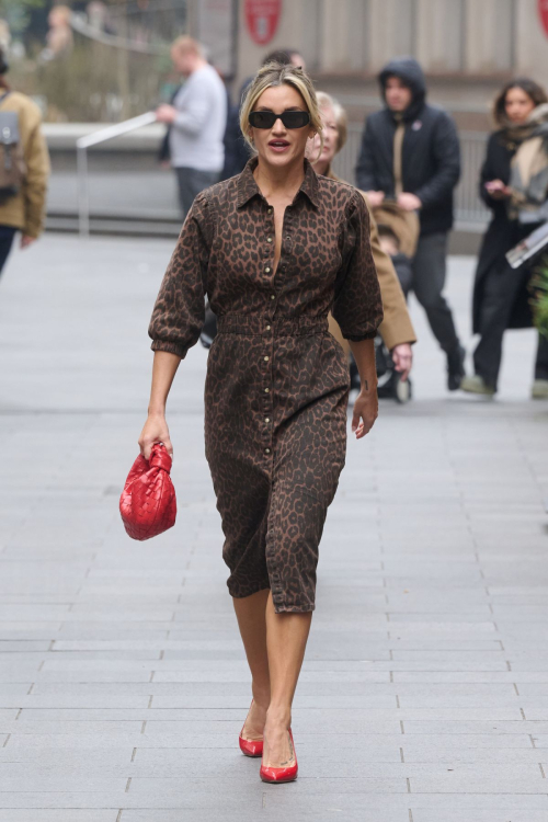 Ashley Roberts Leaves Globe Radio Studios in London, March 2024 5