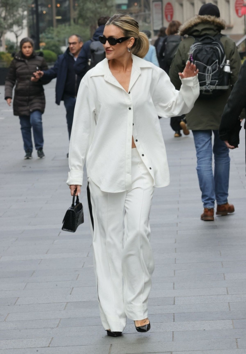 Ashley Roberts Leaving Heart Breakfast London, March 2024 6