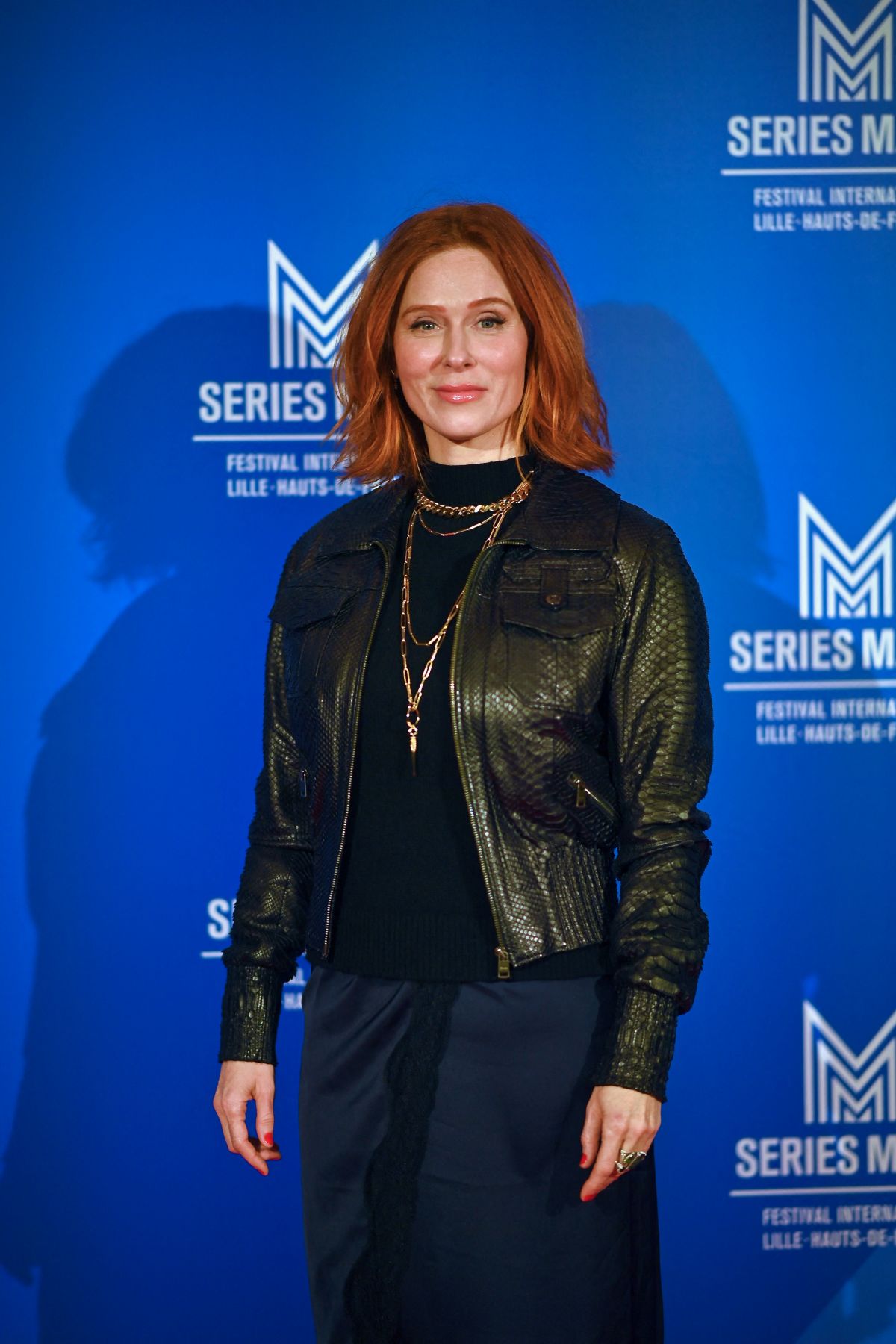 Audrey Fleurot at HPI Season 4 Photocall at Series Mania Festival, March 2024