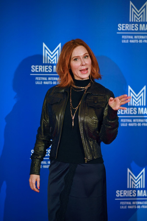 Audrey Fleurot at HPI Season 4 Photocall at Series Mania Festival, March 2024 6