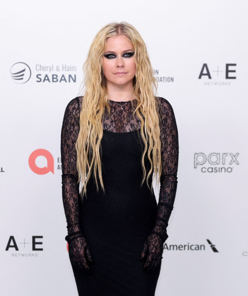 Avril Lavigne at Elton John AIDS Foundation Oscar Viewing Party, March 2024