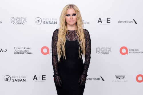 Avril Lavigne at Elton John AIDS Foundation Oscar Viewing Party, March 2024 2