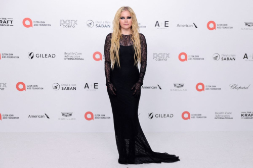 Avril Lavigne at Elton John AIDS Foundation Oscar Viewing Party, March 2024 3