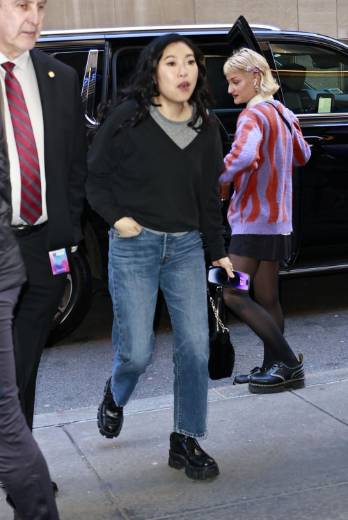 Awkwafina Arrives at NBC Studios in New York, March 2024 2