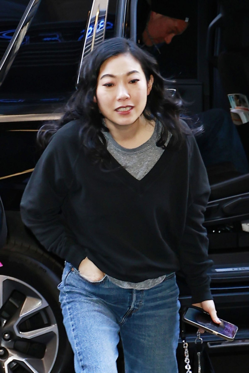 Awkwafina Arrives at NBC Studios in New York, March 2024 4