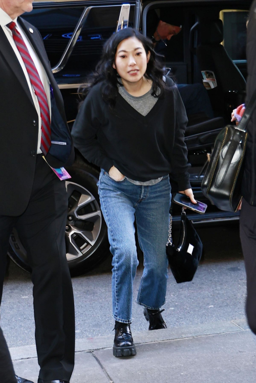 Awkwafina Arrives at NBC Studios in New York, March 2024 5