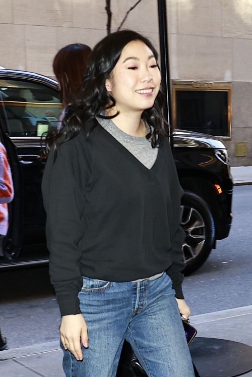 Awkwafina Arrives at NBC Studios in New York, March 2024 6