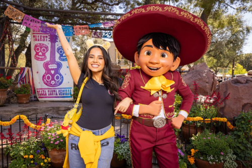 Becky G at Disneyland in Anaheim, March 2024