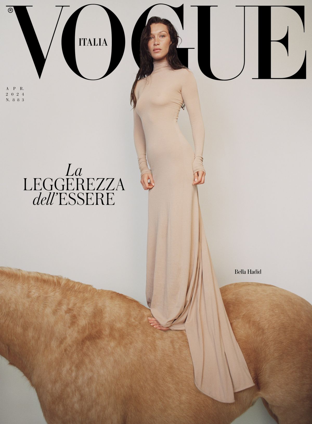 Bella Hadid for Vogue Italy, April 2024