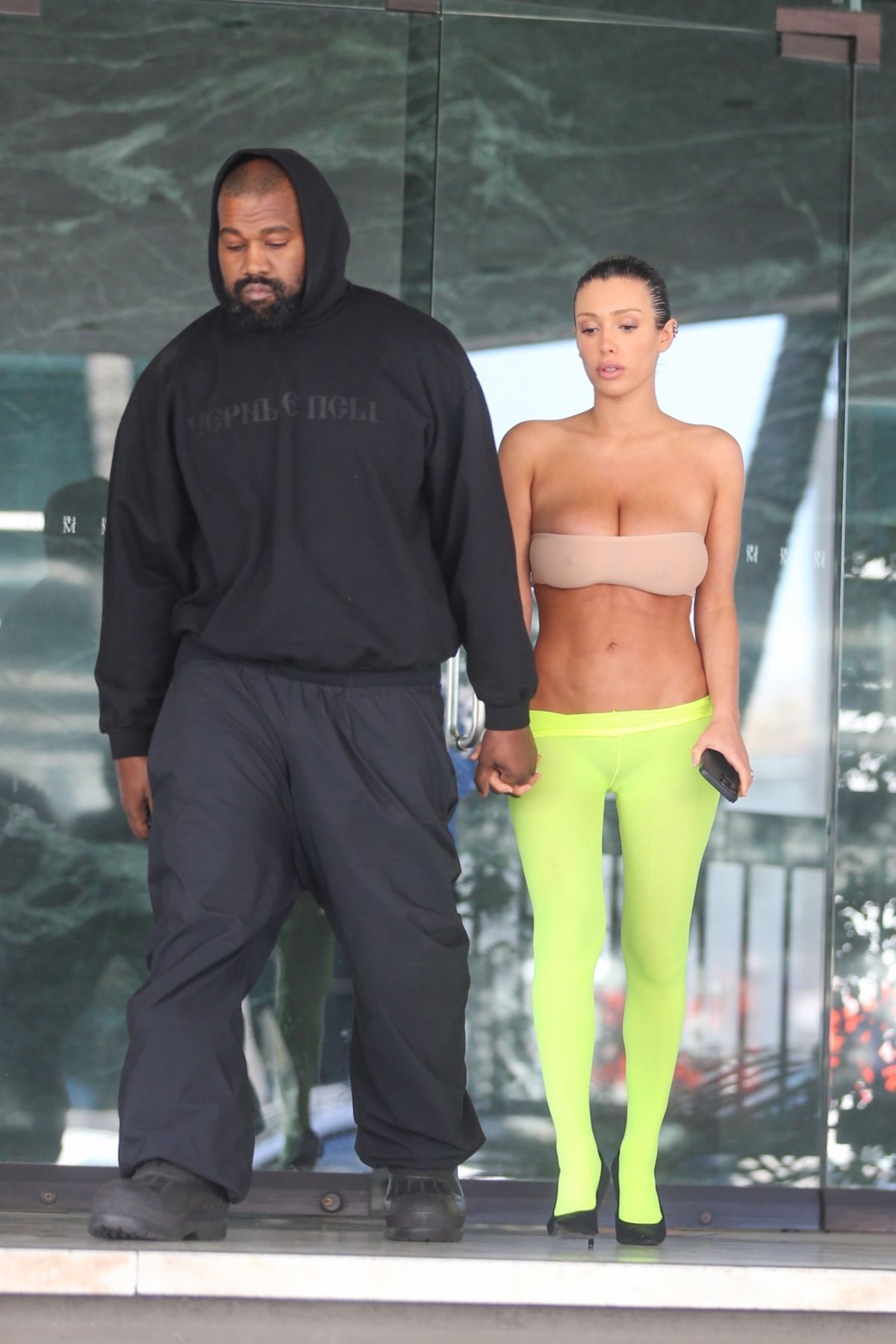 Bianca Censori and Kanye West Heading to Business Meeting Hollywood, March 2024