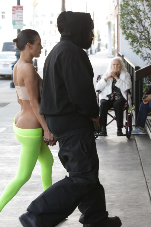 Bianca Censori and Kanye West Heading to Business Meeting Hollywood, March 2024 5