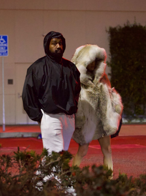 Bianca Censori and Kanye West Leaving Movie Theater Los Angeles 3