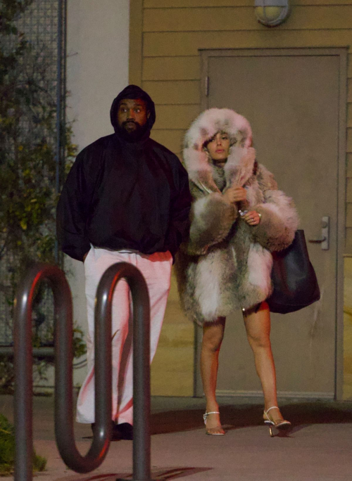 Bianca Censori and Kanye West Leaving Movie Theater Los Angeles 5