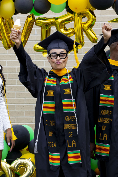 Blac Chyna Tamar Braxton and Swaggy P Film Graduation Day Scenes New Orleans, February 2024