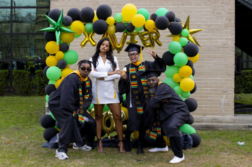 Blac Chyna Tamar Braxton and Swaggy P Film Graduation Day Scenes New Orleans, February 2024 9