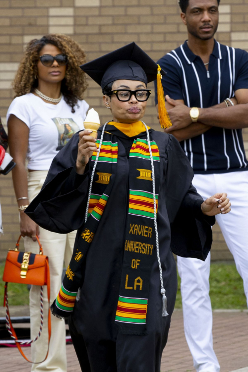 Blac Chyna Tamar Braxton and Swaggy P Film Graduation Day Scenes New Orleans, February 2024 3