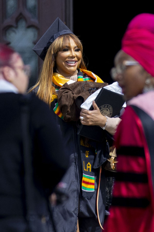 Blac Chyna Tamar Braxton and Swaggy P Film Graduation Day Scenes New Orleans, February 2024 7