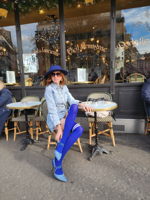 Blanca Blanco Out at Paris Fashion Week, March 2024 3