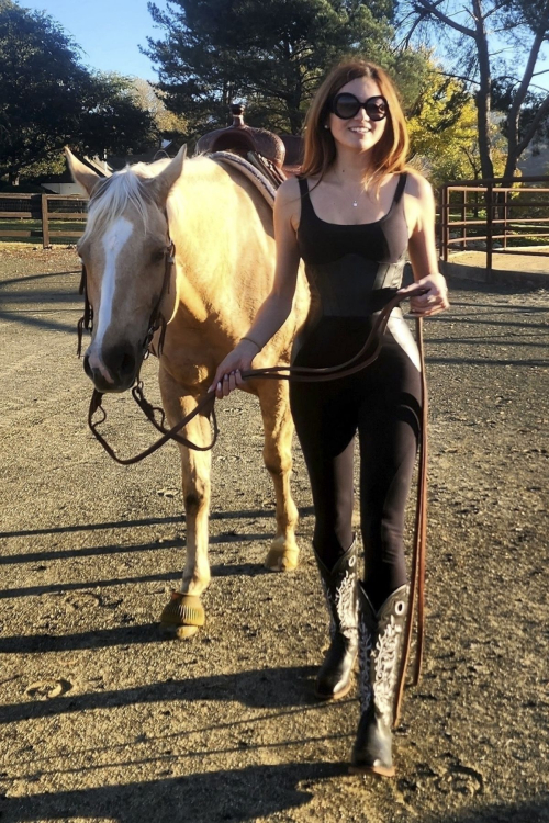 Blanca Blanco Out Riding a Horse in Santa Barbara, March 2024 6