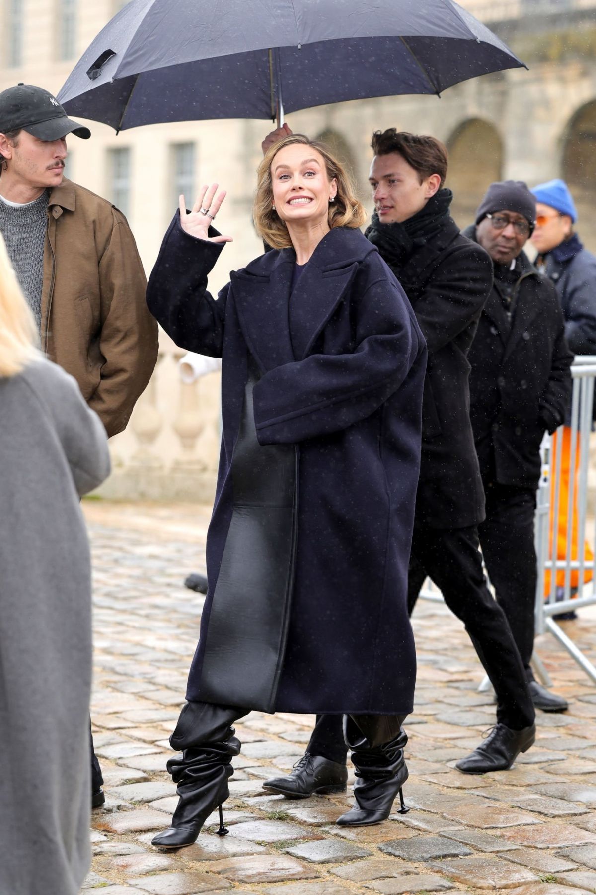 Brie Larson at Loewe Fashion Show Paris Fashion Week, March 2024