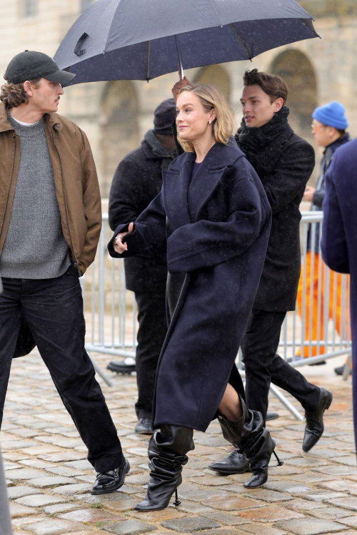 Brie Larson at Loewe Fashion Show Paris Fashion Week, March 2024 1