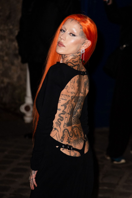 Brooke Candy at Mugler Womenswear Fall/Winter Show Paris Fashion Week, March 2024