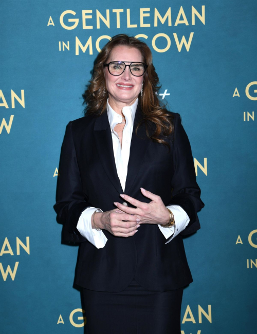 Brooke Shields at A Gentleman in Moscow Premiere, March 2024