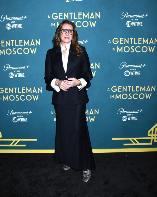 Brooke Shields at A Gentleman in Moscow Premiere, March 2024 1