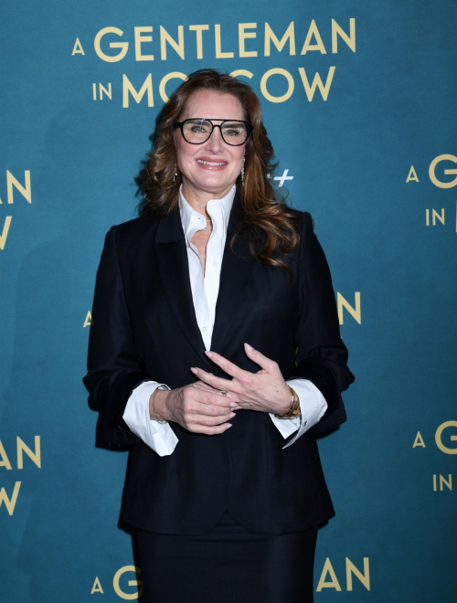 Brooke Shields at A Gentleman in Moscow Premiere, March 2024 5